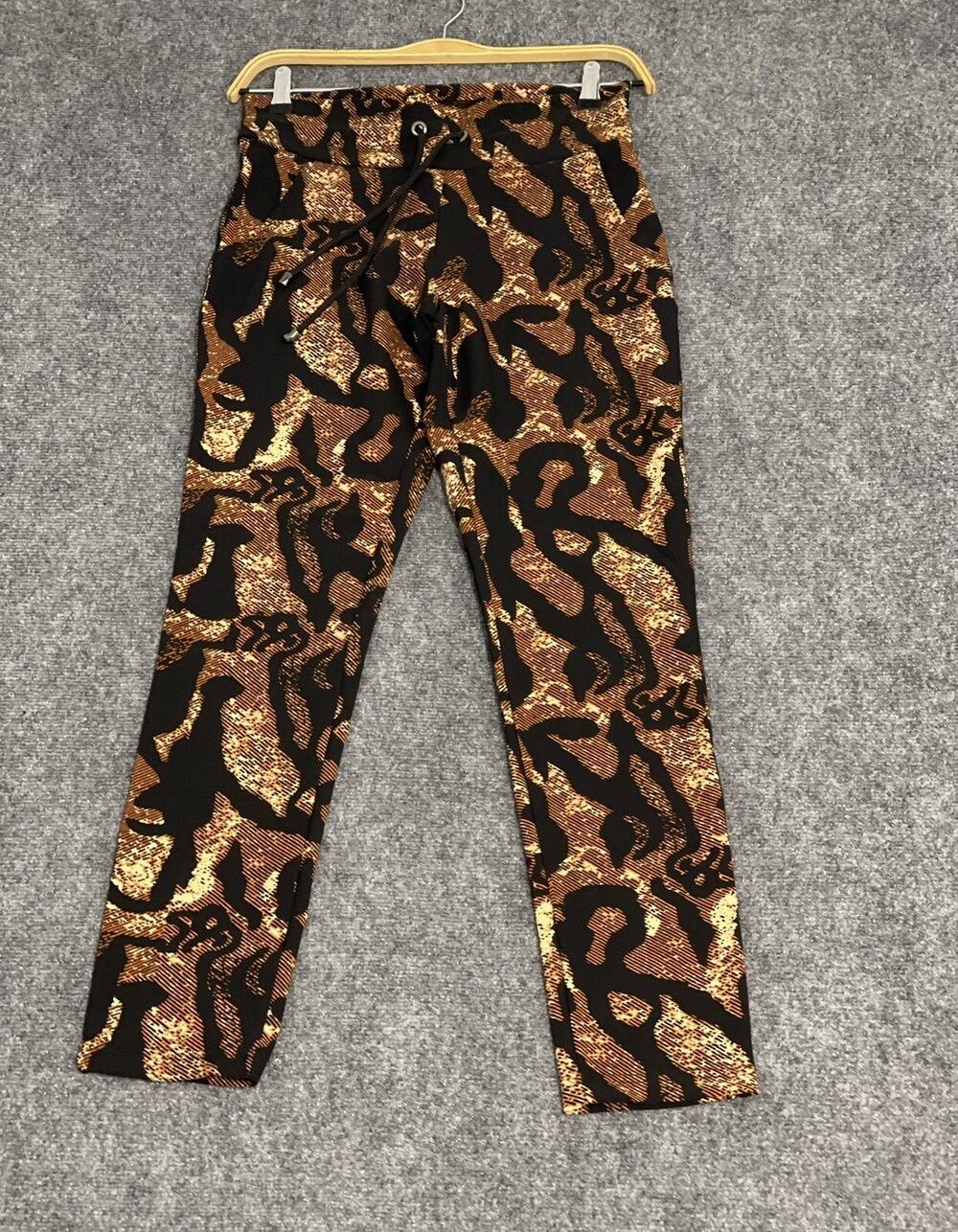 Zizo Sweatpants Womens 8 Leopard Print Cheetah Camouflage Career Pants N264